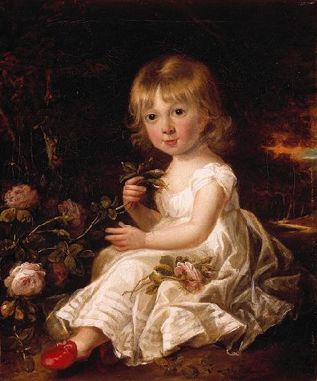 Sir William Beechey Portrait of a Young Girl oil painting image
